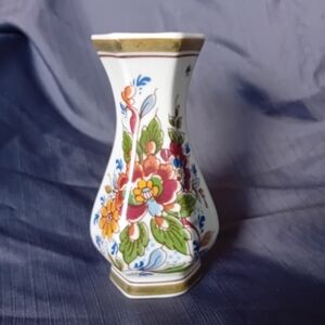 Vintage Delft Polychroom Vase - Handwerk Holland Signed